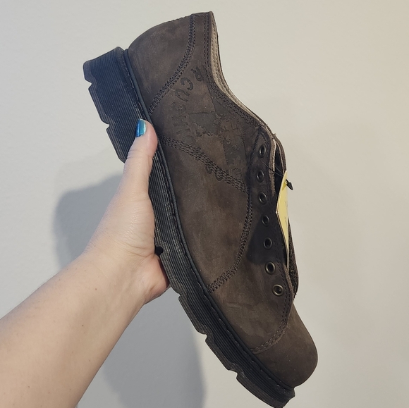 NEW Dr Martens Air Cushion CRAIG Shoes Mens US 14 M Brown no Box